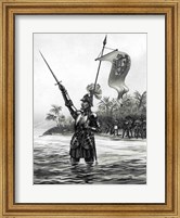 Balboa Claiming Dominion over the South Sea Fine Art Print