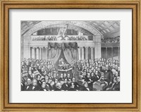 Daniel Webster addressing the United States Senate Fine Art Print