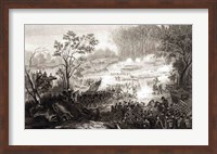 The Battle at Pittsburg Landing Fine Art Print