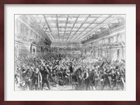 Exciting Scene in the House of Representatives Fine Art Print