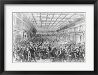 Exciting Scene in the House of Representatives Fine Art Print