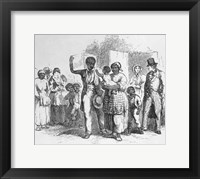 A Slave Father Sold Away from his Family Fine Art Print