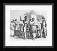 A Slave Father Sold Away from his Family Fine Art Print