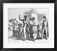 A Slave Father Sold Away from his Family Fine Art Print