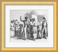 A Slave Father Sold Away from his Family Fine Art Print