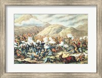 The Battle of Little Big Horn, June 25th 1876 Fine Art Print