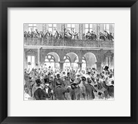 Secession Meeting in Front of the Mills House Fine Art Print