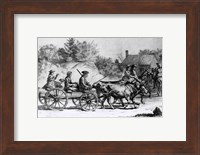 Going to Meeting in 1776 Fine Art Print