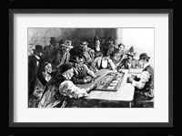 A Faro Game at El Paso Fine Art Print