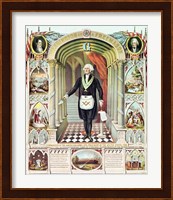 George Washington as a Freemason Fine Art Print