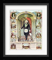 George Washington as a Freemason Fine Art Print