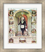 George Washington as a Freemason Fine Art Print