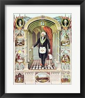 George Washington as a Freemason Framed Print