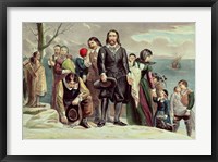 The Landing of the Pilgrims at Plymouth, Massachusetts, December 22nd 1620 Fine Art Print