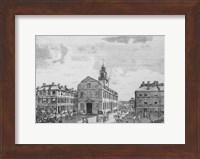 South West View of The Old State House, Boston, 1881 Fine Art Print
