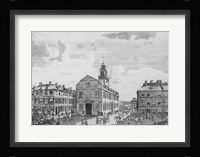 South West View of The Old State House, Boston, 1881 Fine Art Print