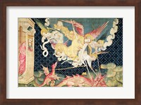 St. Michael and his angels fighting the dragon Fine Art Print