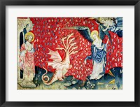 The Woman Receiving Wings to Flee the Dragon Fine Art Print