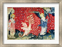 The Woman Receiving Wings to Flee the Dragon Fine Art Print