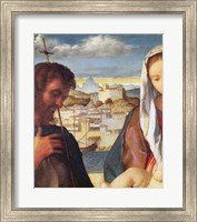 Madonna and Child with St.John the Baptist and a Saint Fine Art Print
