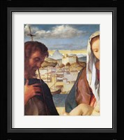 Madonna and Child with St.John the Baptist and a Saint Fine Art Print