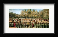 Procession in St. Mark's Square, 1496 Fine Art Print