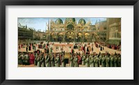 Procession in St. Mark's Square, 1496 Fine Art Print