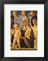 The Virgin and Child with St. Peter and St. Sebastian Fine Art Print