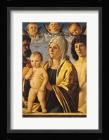 The Virgin and Child with St. Peter and St. Sebastian Fine Art Print