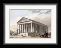 Exterior view of the Madeleine, Paris Fine Art Print