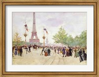 Entrance to the Exposition Universelle, 1889 Fine Art Print