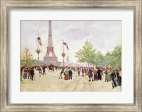 Entrance to the Exposition Universelle, 1889 Fine Art Print