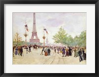 Entrance to the Exposition Universelle, 1889 Framed Print