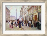 Workers leaving the Maison Paquin Fine Art Print