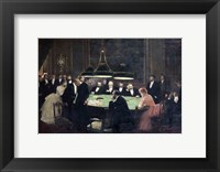 The Gaming Room at the Casino, 1889 Fine Art Print