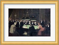 The Gaming Room at the Casino, 1889 Fine Art Print