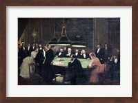 The Gaming Room at the Casino, 1889 Fine Art Print