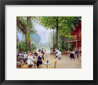 The Chalet du Cycle in the Bois de Boulogne, c.1900 Fine Art Print