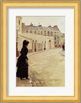 Waiting, Rue de Chateaubriand, Paris Fine Art Print