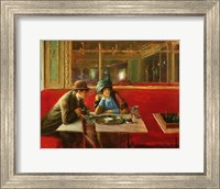 At the Cafe Fine Art Print