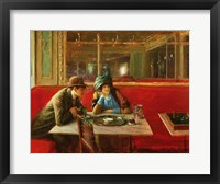 At the Cafe Fine Art Print