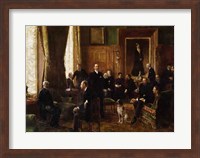 The Salon of the Countess Potocka, 1887 Fine Art Print