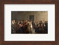 Reunion of Artists in the Studio of Isabey, 1798 Fine Art Print