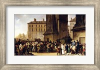 The Conscripts of 1807 Marching Past the Gate of Saint-Denis Fine Art Print