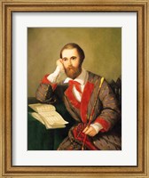 Portrait of a Man, presumed to be Charles Gounod Fine Art Print