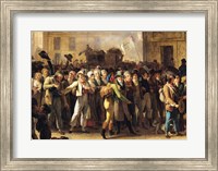 The Conscripts of 1807 Marching Past the Gate of Saint-Denis Fine Art Print