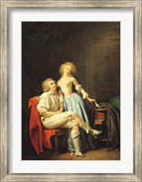 Couple with an Escaped Bird Fine Art Print