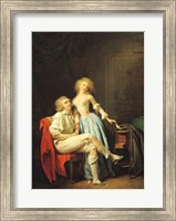 Couple with an Escaped Bird Fine Art Print