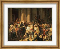 Act of Courage of Monsieur Defontenay, Mayor of Rouen Fine Art Print