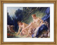 Diana getting out of her bath, 1742 Fine Art Print